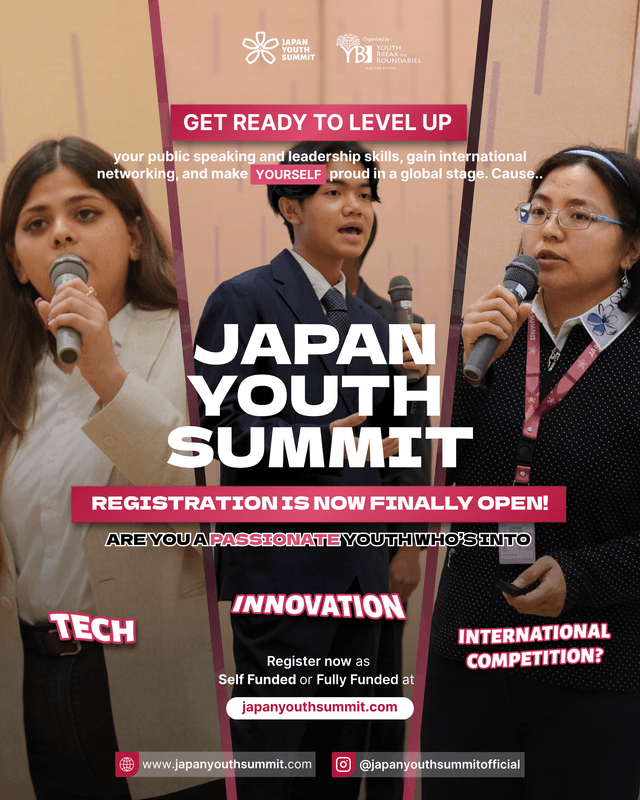 Japan Youth Summit 2026 cover